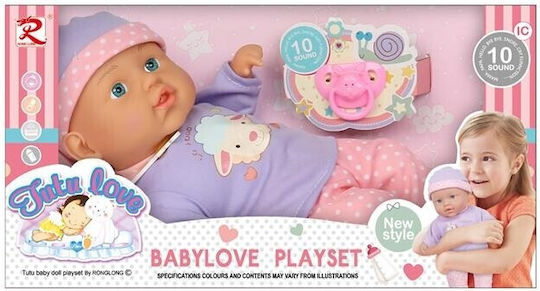 Baby Doll Baby Love Pacifier Sound 30cm Mkv888304