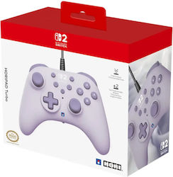 Hori Horipad Turbo Wired for Switch 2 Cozy Lavanda