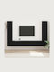 Wohnzimmer TV-Einheit Schwarz M31xB30xH60cm