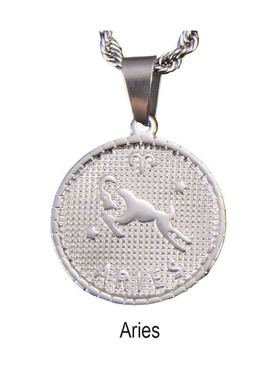 Awear Necklace Zodiac Sign Aries from Steel