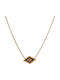 Awear Necklace Eye from Gold Plated Steel