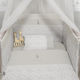 Baby Oliver Crib Bumpers Classic Inside Gray 35...