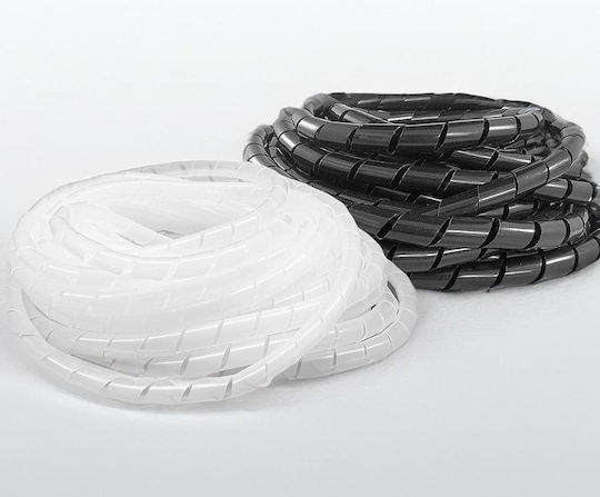 5003 Spiral Cable Protectors Internal Diameter 15mm External Diameter 19mm Transparent 0.01 Black 0.02 Pack of 10 Pieces