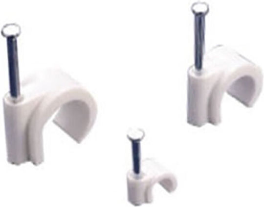 Wire Clip Round 14/45 White Nc6nwe45 Kss 100 Pieces 02.022.0086