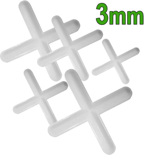 Hard Plast 40013 Σταυροί Πλακιδίων 3mm 500 Τεμ