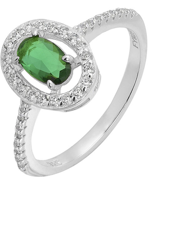 Prince Silvero Ring with Stones made of Silver