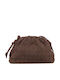 Women's Crossbody Suede Bag Brown