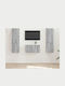 Wohnzimmer TV-Einheit Gray Sonoma L30xB31xH60cm