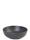 Espiel Terra Matt Porcelain Salad Bowl Black 19x19x6cm