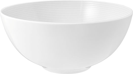 Espiel Blues Ceramic Salad Bowl White 15.5x15.5x7.6cm