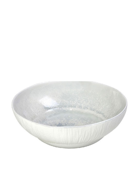 Espiel Zen Sky Porcelain Salad Bowl White 20.2x20.2x7cm