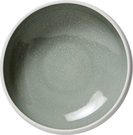 GTSA Porcelain Salad Bowl Green 17x7cm