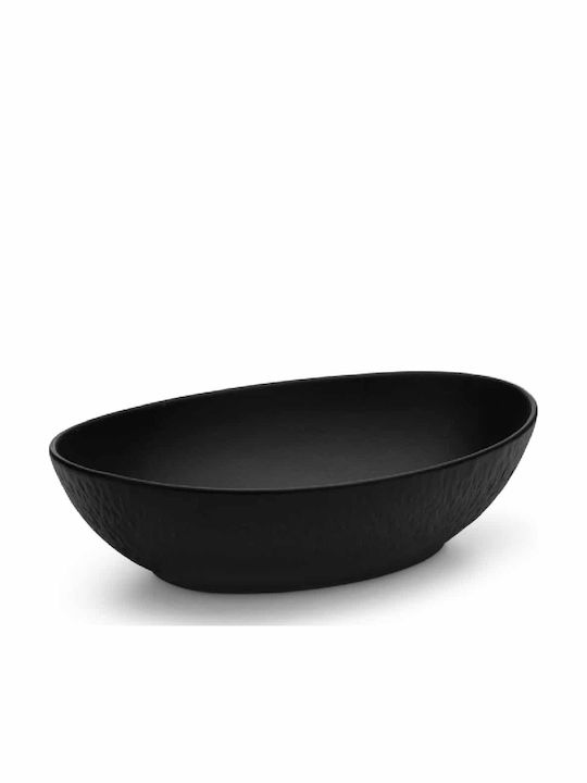 Yuk Салатна купа от Порцелан Черен 26x19.5см 1бр