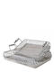Zen Collection Metallic Rectangular Decorative Tray 36x22x10cm