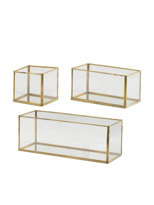 Artekko Metallic Decorative Tray 35.6x12.7x12.7cm
