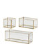 Artekko Metallic Decorative Tray 35.6x12.7x12.7cm
