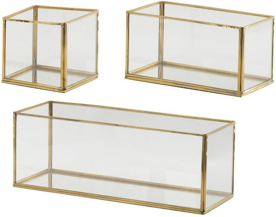 Artekko Metallic Decorative Tray 35.6x12.7x12.7cm