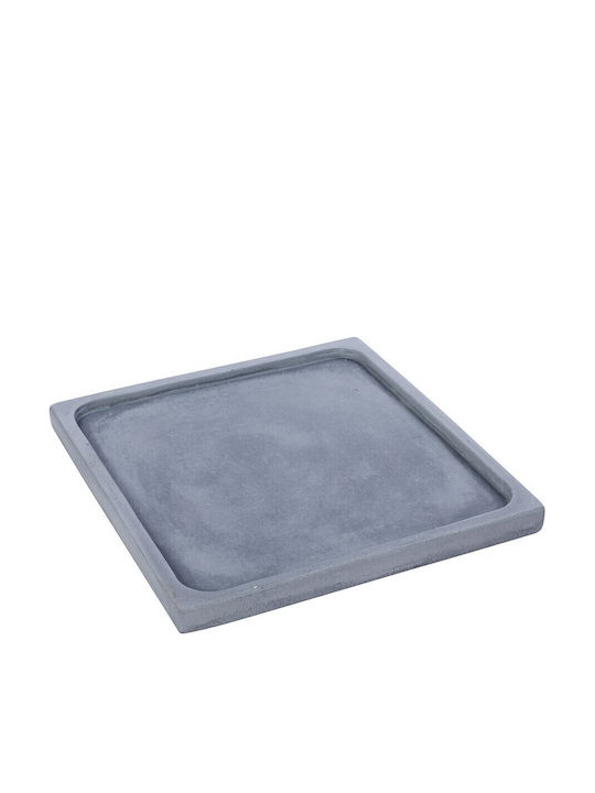 Espiel Dekorative Platte Platz Beton Blau 1Stück 22x22x2cm