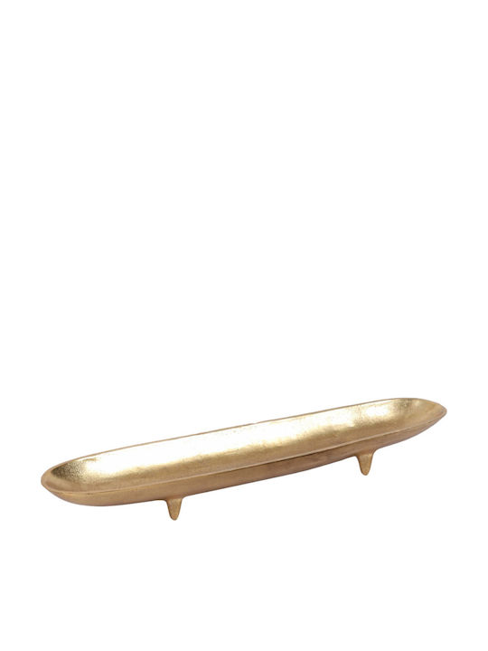 InTheBox Simon Dekorative Platte Oval Aluminium Gold 1Stück 43x9x5cm InTheBox Simon Dekorative Platte Oval Aluminium Gold 1Stück 43x9x5cm