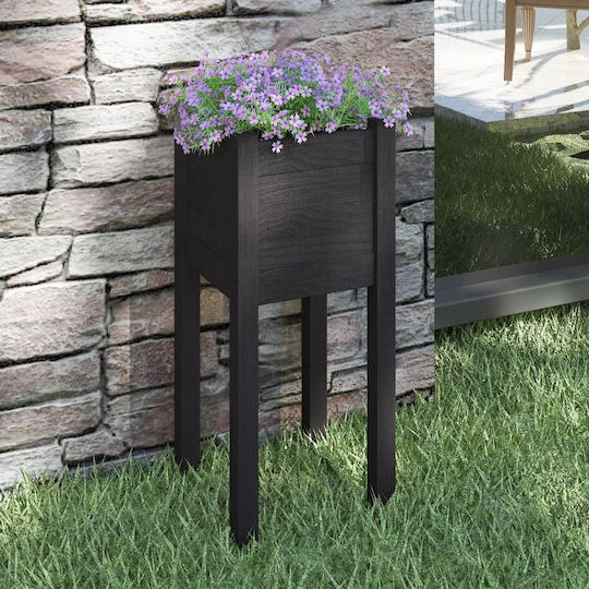 vidaXL Pot Wooden 31x31x70cm.