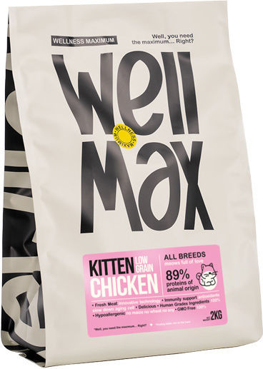 Wellmax Ξηρά Τροφή Γάτας Kitten Low Grain Chicken 5kg