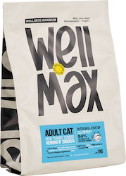 Wellmax Суха Храна За Котки С Малко Зърнени Храни За Кастрирани Котки Херинга И Пилешко 5кг Wellmax Суха Храна За Котки С Малко Зърнени Храни За Кастрирани Котки Херинга И Пилешко 5кг