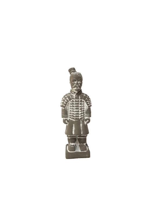 Espiel Decorative Figurines made of Concrete Warrior 15x10x39cm 2pcs