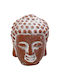 Espiel Decorative Buddha made of Ceramic in Teracotta ERT311 16x16x22.5cm 1pcs