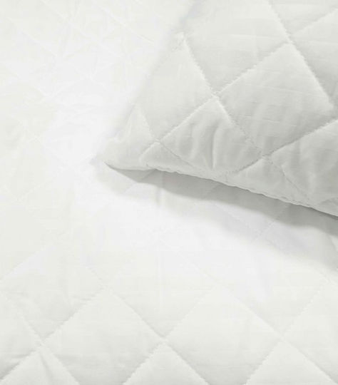 Blanc de Blanc Deckblatt Hotel Gesteppt 160x200cm 1Stück