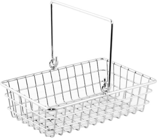 Espiel Serving Basket Metallic with Dimensions 18.5x13x5cm 1pcs