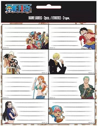 Gim One Piece Ετικέτες Τετραδίων 8τμχ