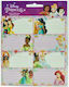 Gim Notebook Labels Princess 16pcs