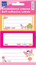 Next Princesses Notebook Labels 30 Pieces