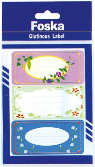 Next Λουλούδια Ετικέτες Τετραδίων 8x3.6cm 36τμχ