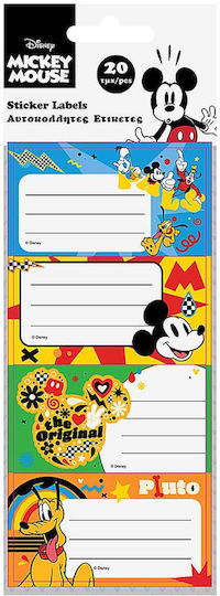 Disney Етикети Тетрадки Mickey 10бр