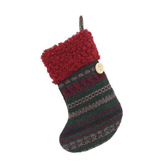 Christmas Decorative Sock Multicolour 6pcs
