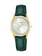 Lorus Ladies Women's Watch with Green Leather Strap