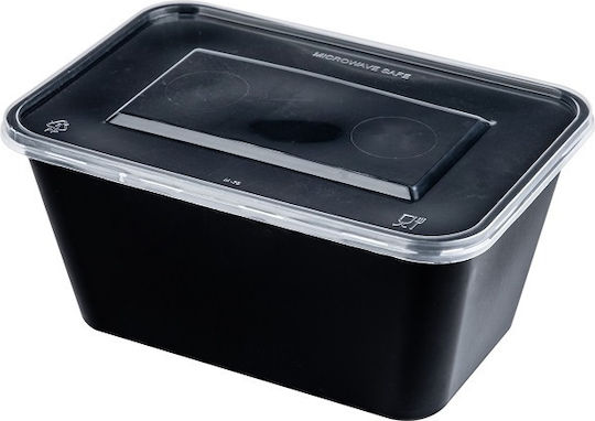 Disposable Plastic Tableware 1000ml Black