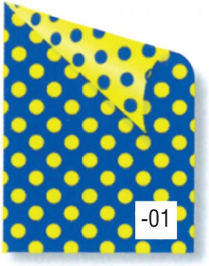 Rainbow Cardboard Polka Dot Double Sided 50x70cm