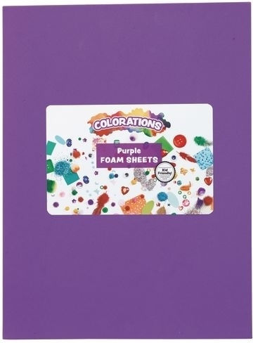 Childhood Supply Αφρώδες Χαρτί 10 Φύλλα 23x35εκ. Μωβ