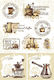 Next Papier Decoupage "Coffee Time 2" Papiere Decoupage Brown 60gr 5Stück