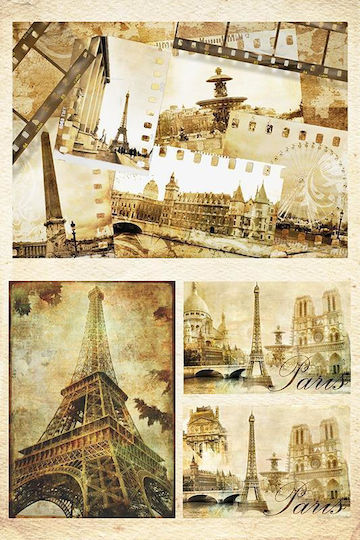Next Paper Decoupage "Paris" Papers Decoupage 60gr 5pcs