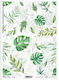 Next Green Leaves Reispapier Decoupage Green