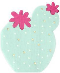 Cactus Χαρτοπετσέτες 27x22.5εκ. Τιρκουάζ