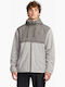 Boundary Ανδρική Ζακέτα Fleece με Κουκούλα Grey Heather