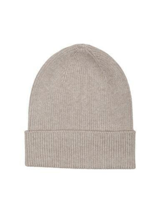 Beanie Unisex Σκούφος Πλεκτός σε Καφέ χρώμα