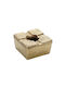 Espiel Ashtray Windproof / Cigarette Metallic Gold 1pcs