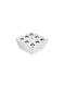 Ready Wooden Windproof Ashtray White 6pcs