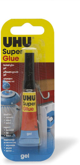 UHU Liquid Superglue Adhesive 2g 12pcs Transparent