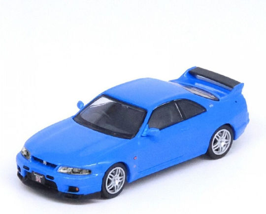 Macheta Auto Nissan Skyline Gt-r R33 Blue 1:64 Inno